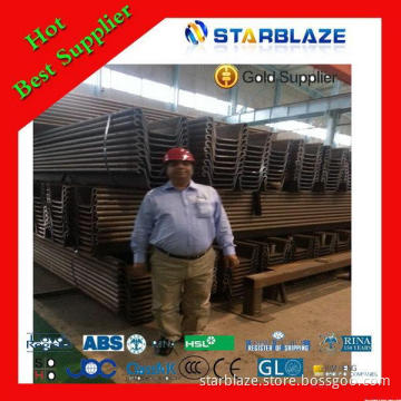 New promotional u type steel sheet pile sections